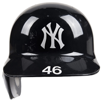2012 Andy Pettitte Game Used New York Yankees Batting Helmet (MLB Authenticated & Steiner)